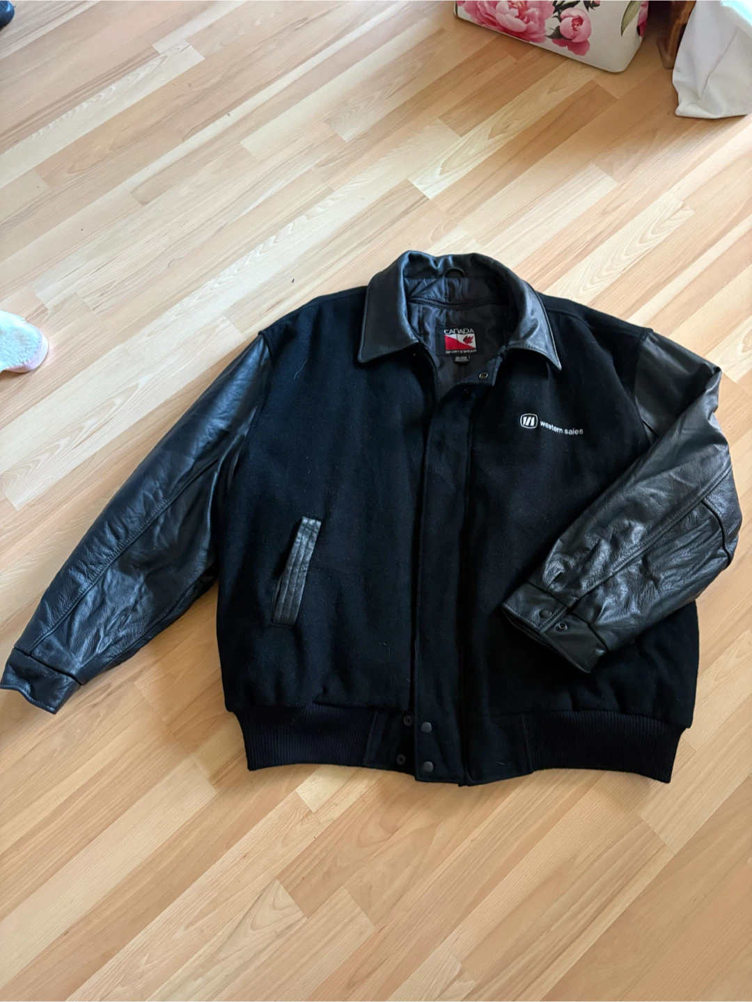 Mens John Deere Letterman Jacket 2XL