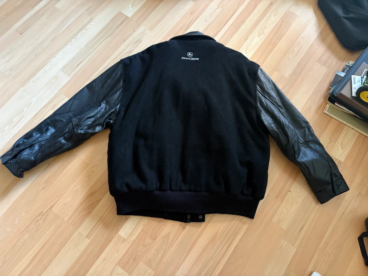 Mens John Deere Letterman Jacket 2XL - photo 2