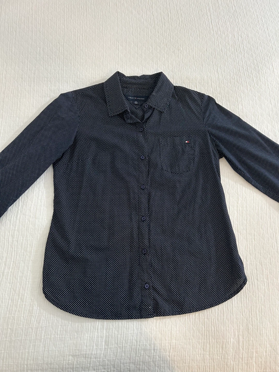 Tommy Hilfiger Polka Dot Long Sleeve Shirt