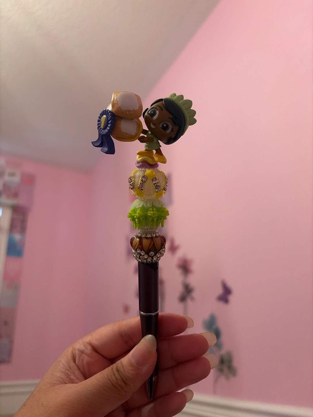 Princess Tiana Beaded Pen