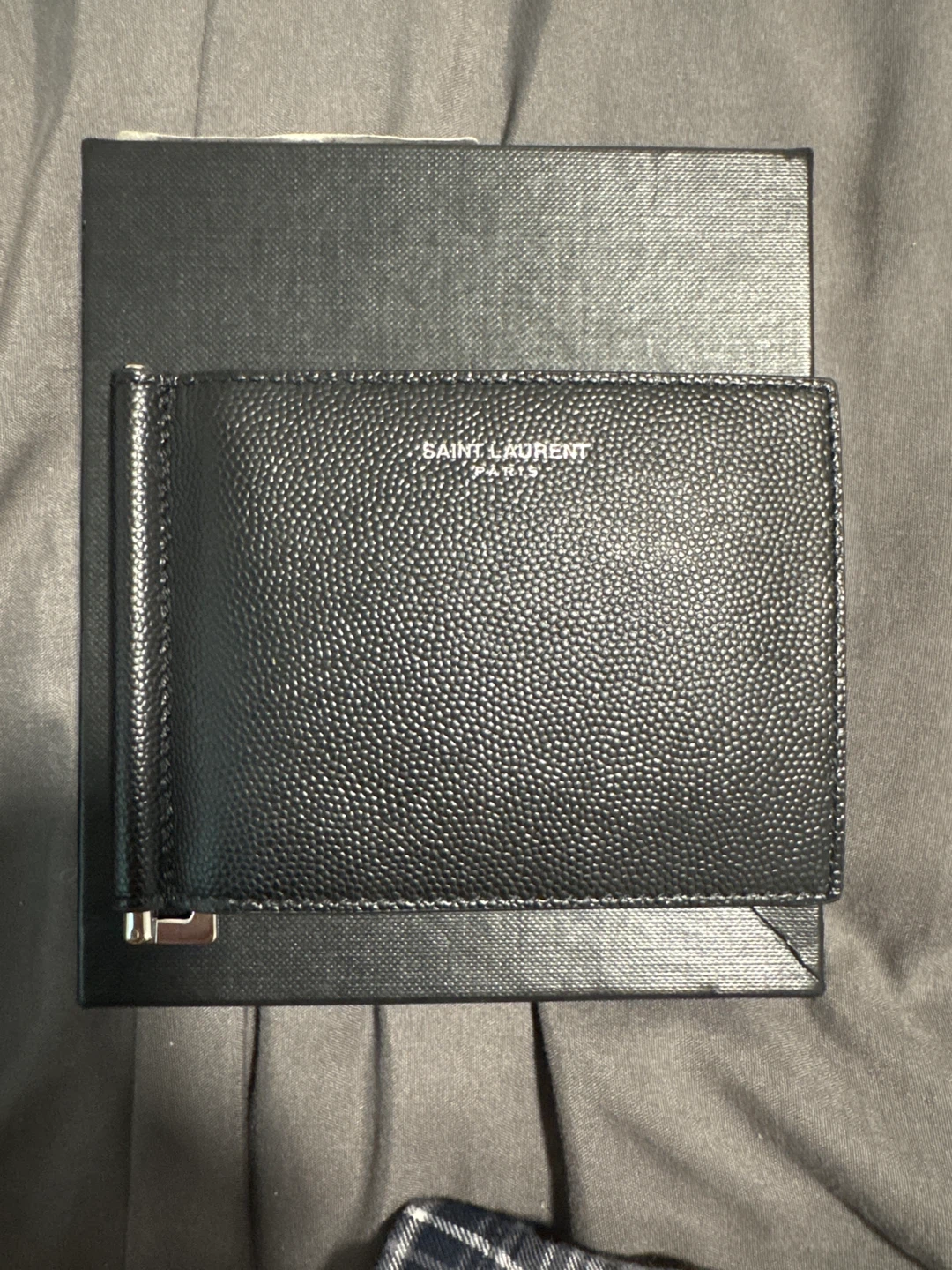 Saint Laurent Paris Bill Clip Wallet - photo 2