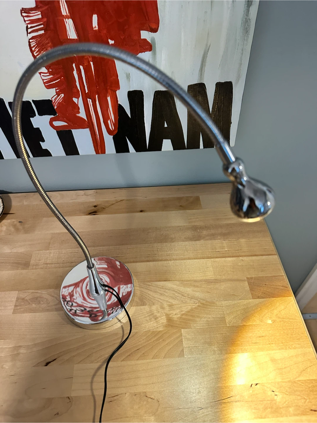 Vintage ikea Jansjo Chrome Desk Lamp - photo 2