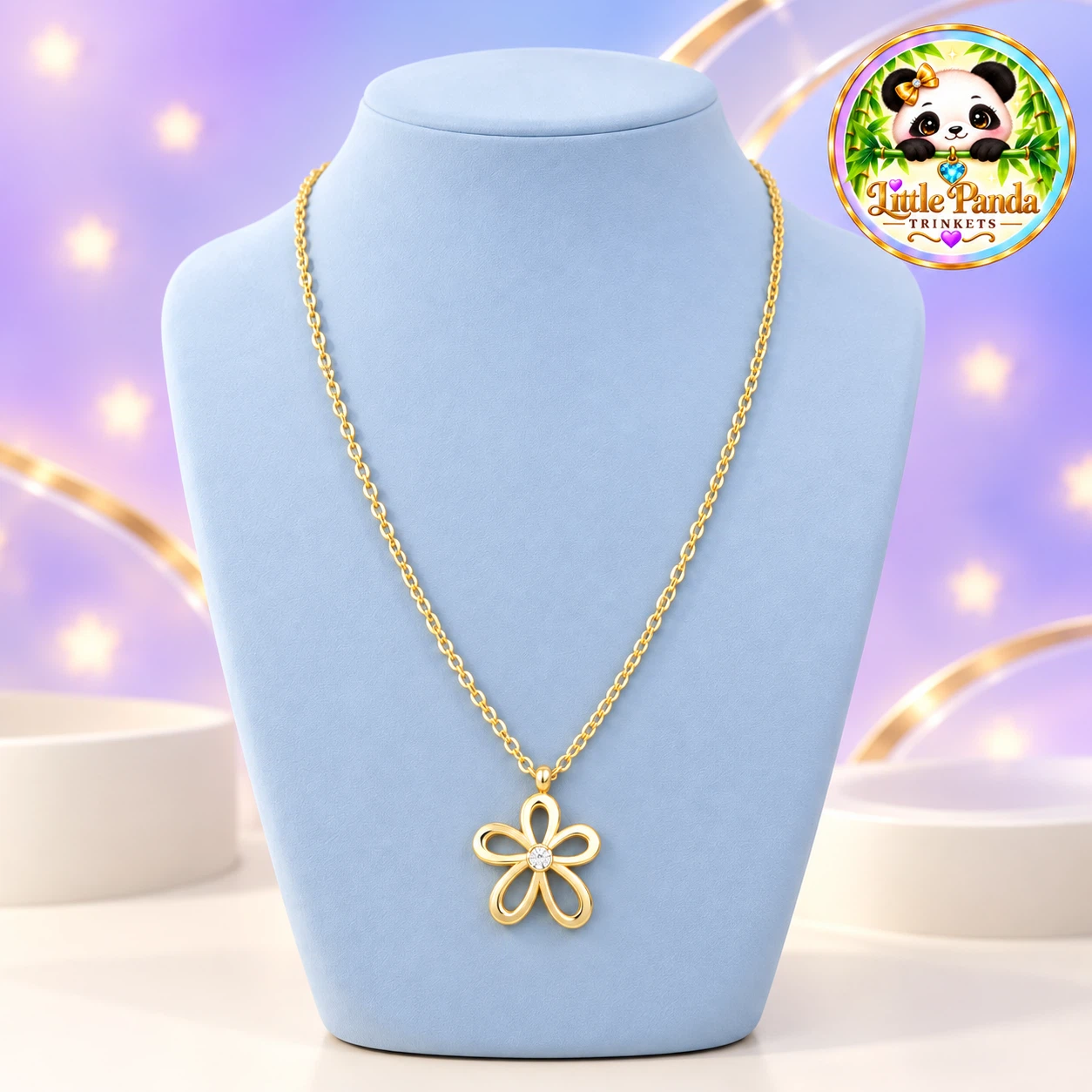 Little Panda Trinkets gold-tone anti tranish jewelry - photo 2