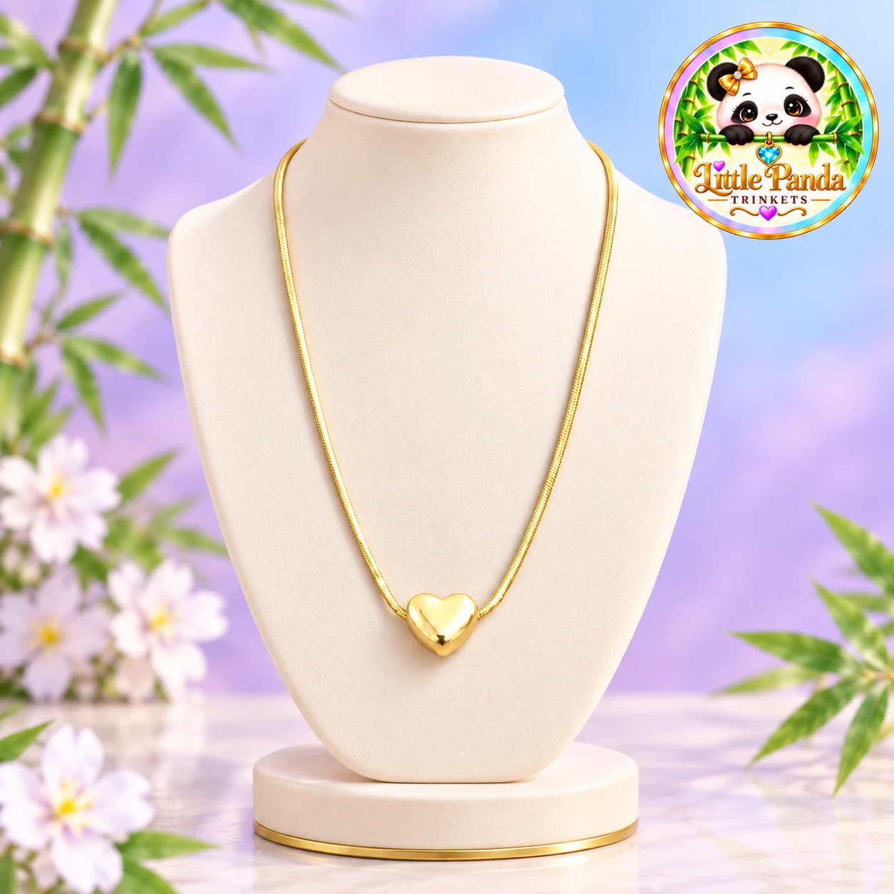 Little Panda Trinkets gold-tone anti tranish jewelry - photo 4