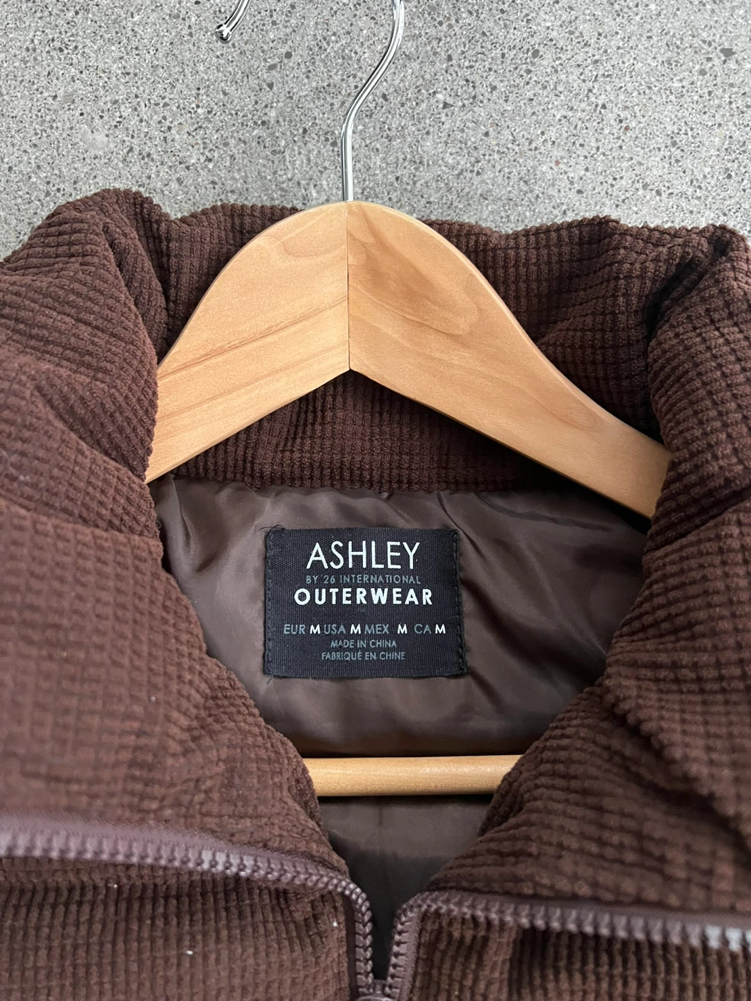Brown Corduroy Puffer Vest - photo 2