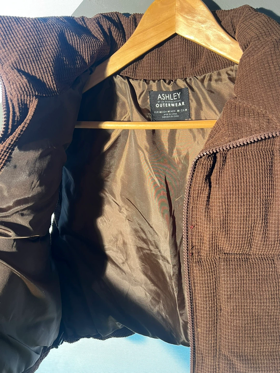 Brown Corduroy Puffer Vest - photo 5