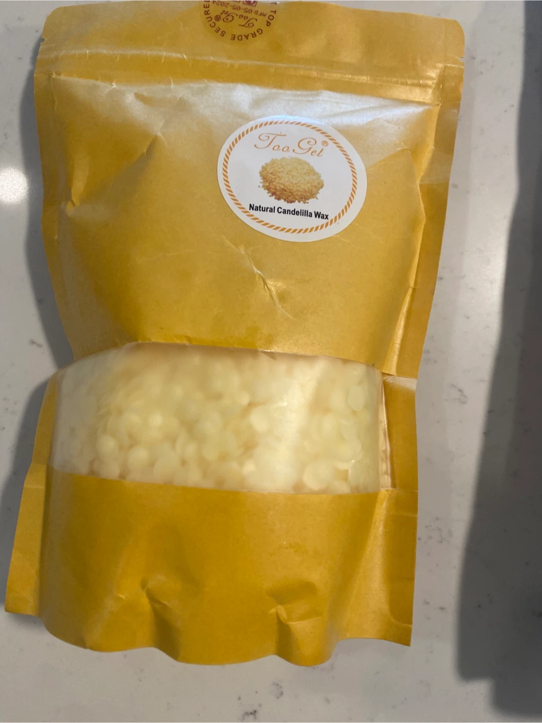 Natural Candelilla Wax Pellets 400g