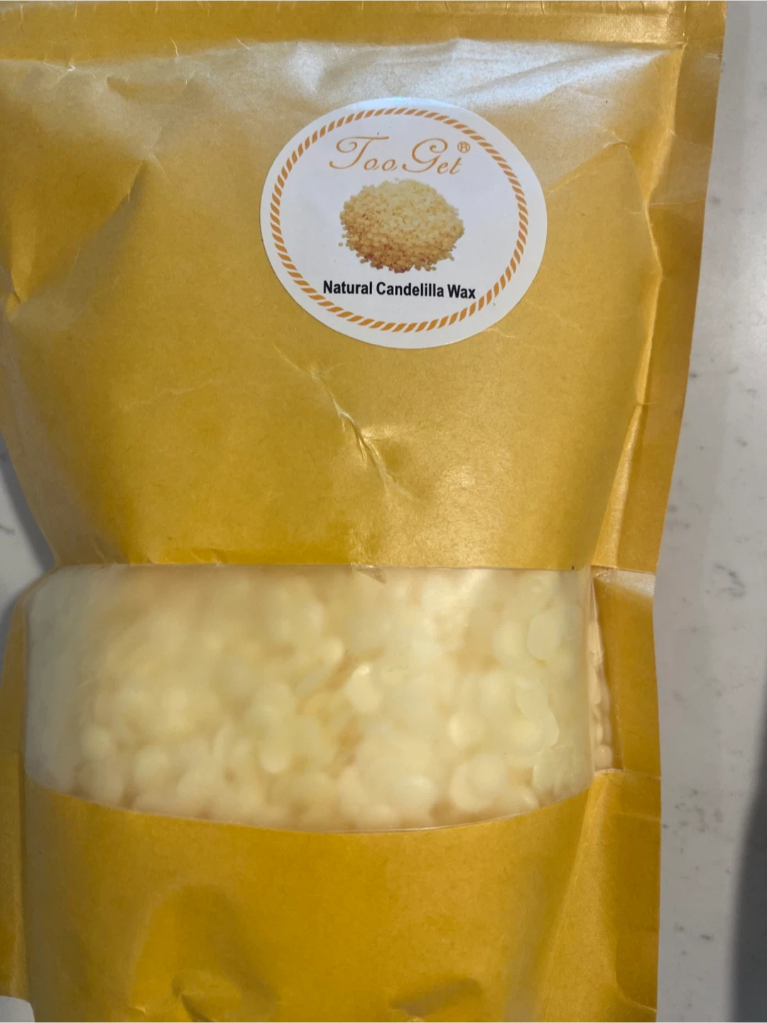 Natural Candelilla Wax Pellets 400g - photo 3