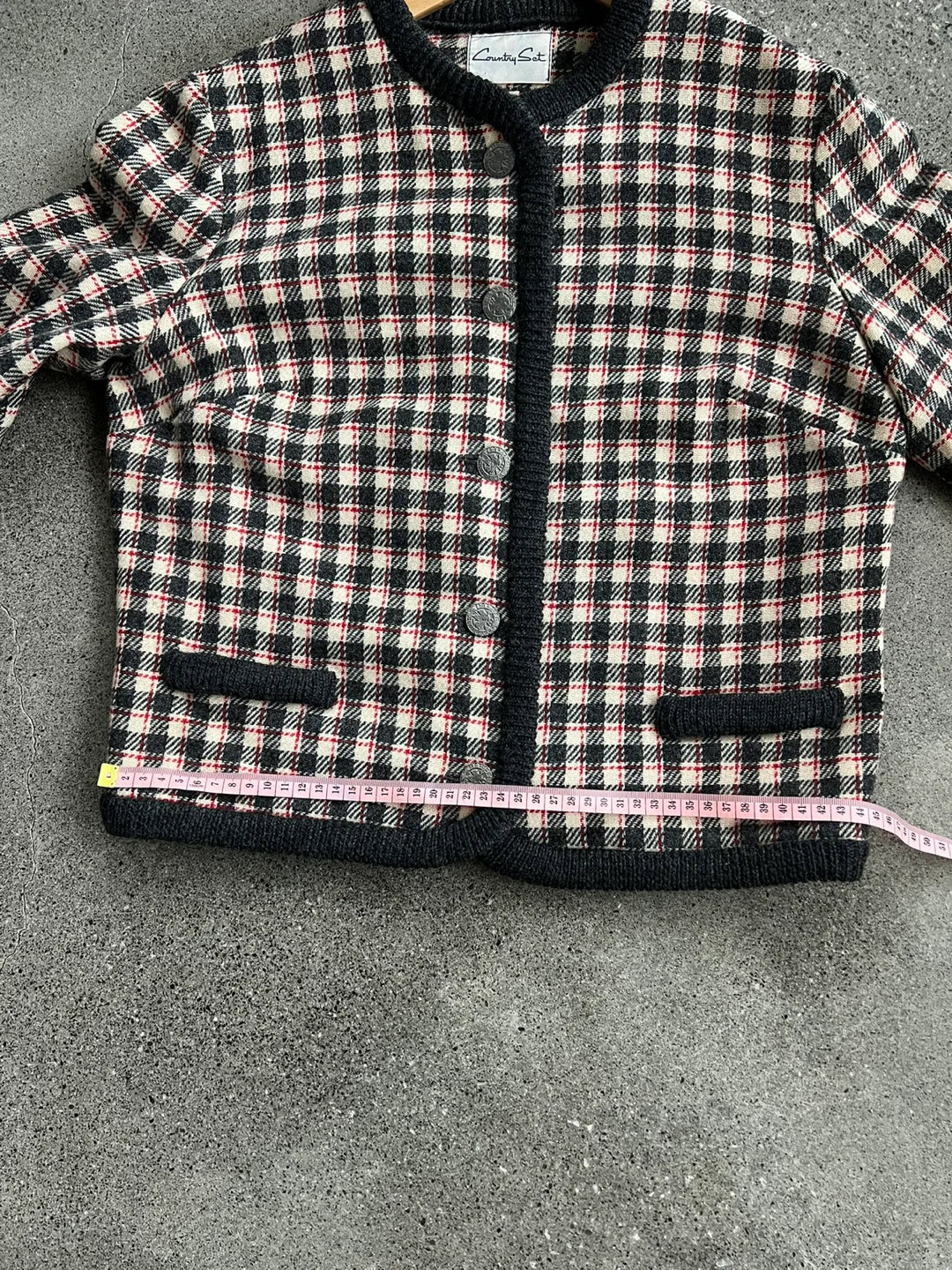 Vintage Country Set Plaid Skirt Suit Set - photo 3