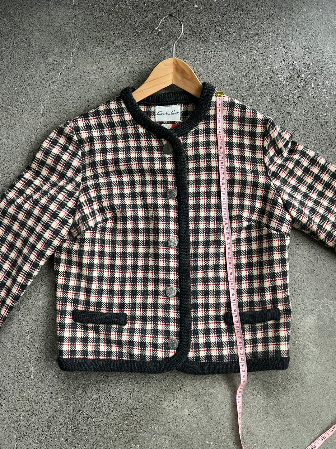 Vintage Country Set Plaid Skirt Suit Set - photo 5