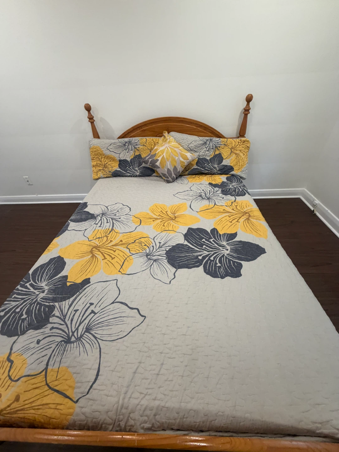 Solid Wood Queen Bed Frame