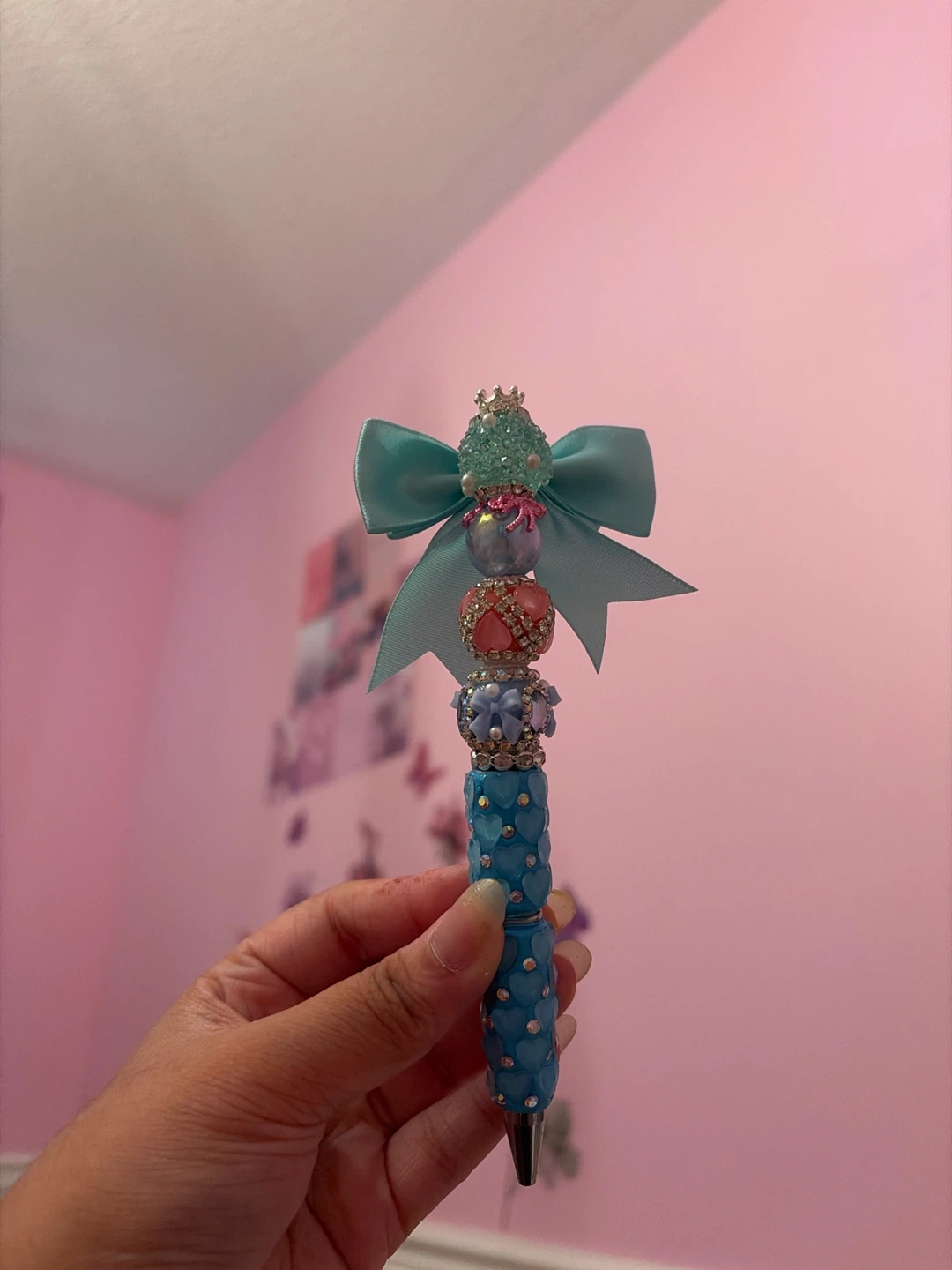 Custom Beaded Pen with Bow - photo 2