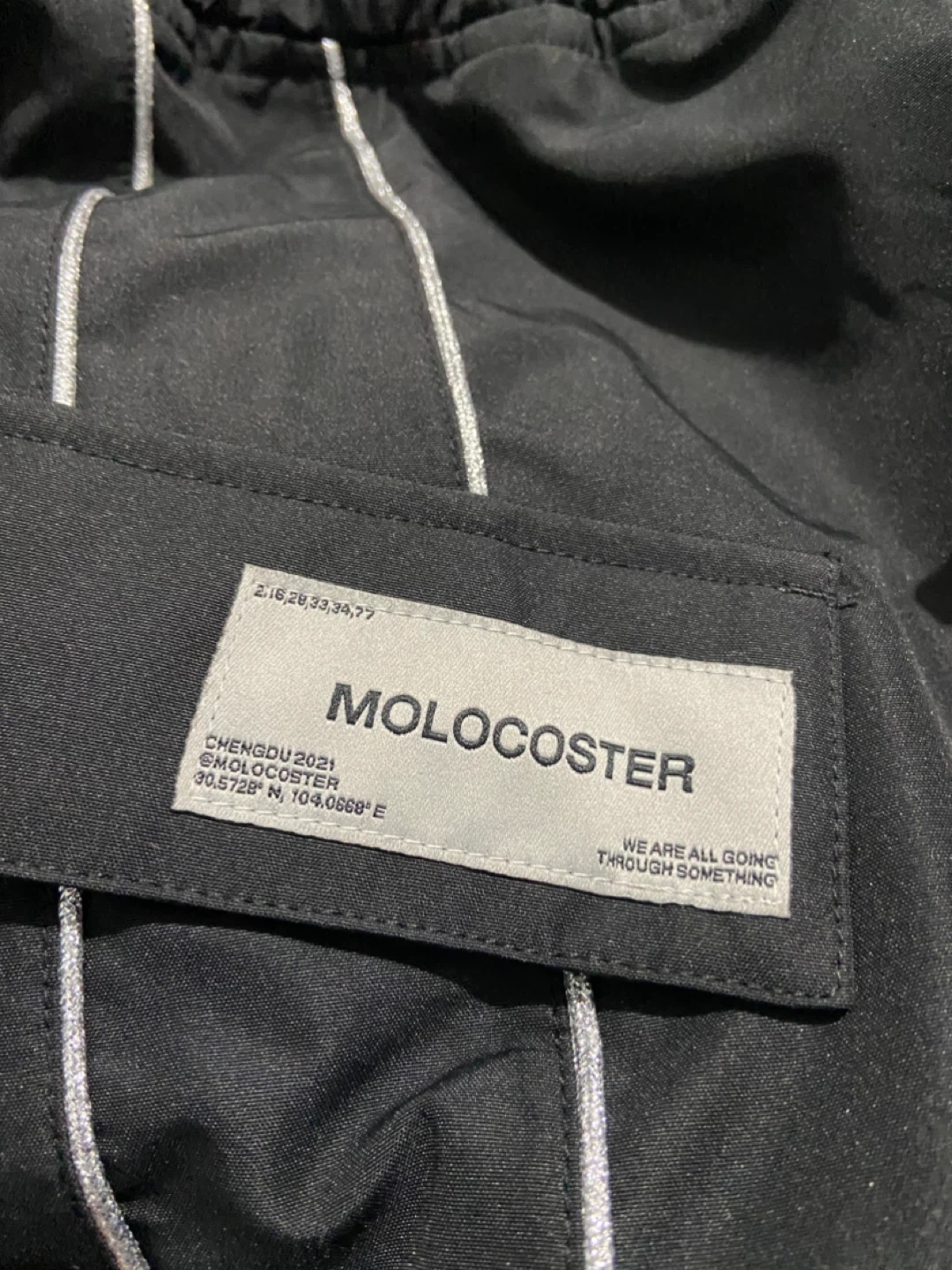 MOLOCOSTER Black Windbreaker Set - photo 3