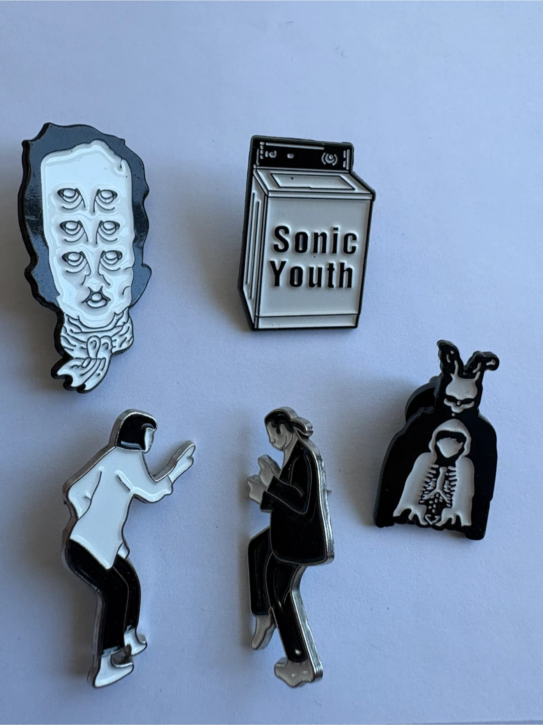 Set of 5 Indie & Alternative Enamel Pins
