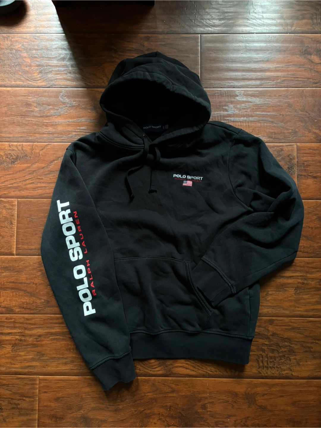 Vintage Polo Sport by Ralph Lauren spell out hoodie XL