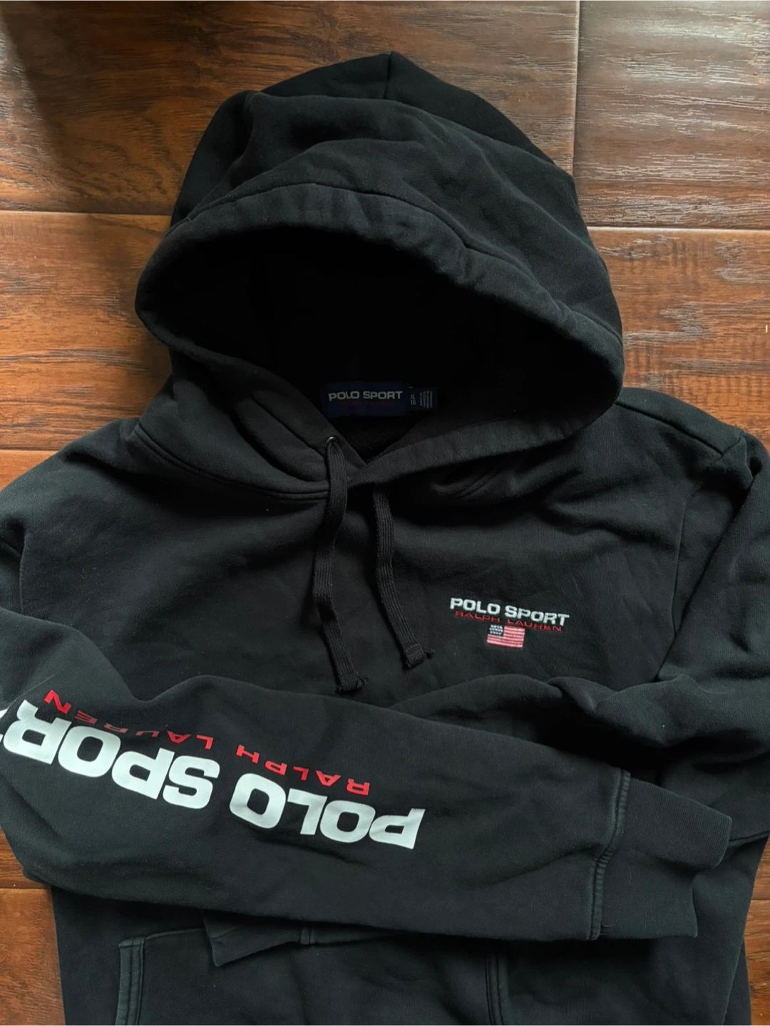 Vintage Polo Sport by Ralph Lauren spell out hoodie XL - photo 5