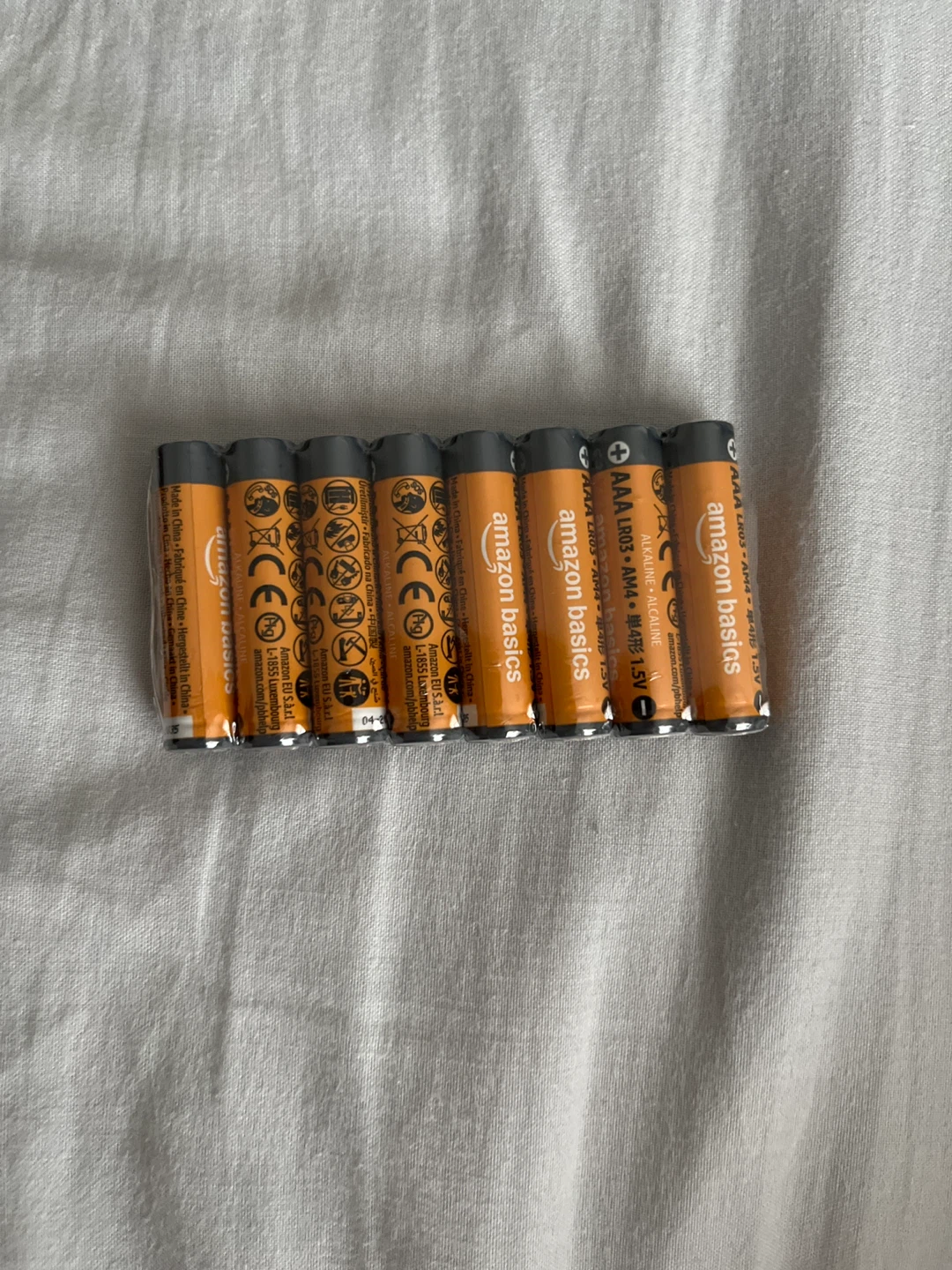Amazon Basics AAA Alkaline Batteries (8 Pack)