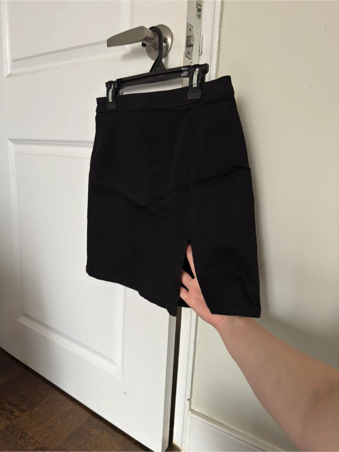 H&M Divided Black Denim Mini Skirt - photo 2