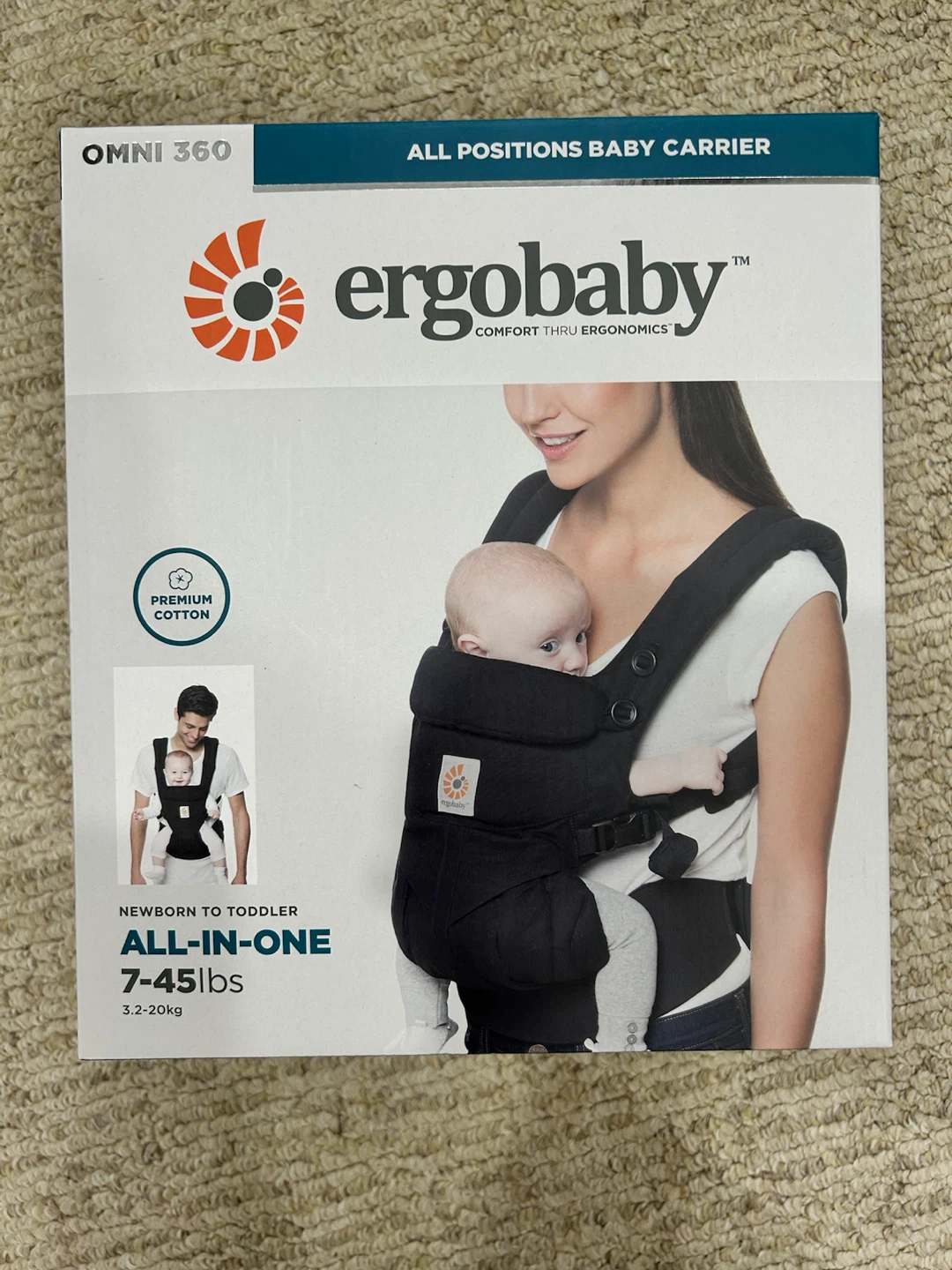 Ergobaby Omni 360 All Positions Baby Carrier - Black