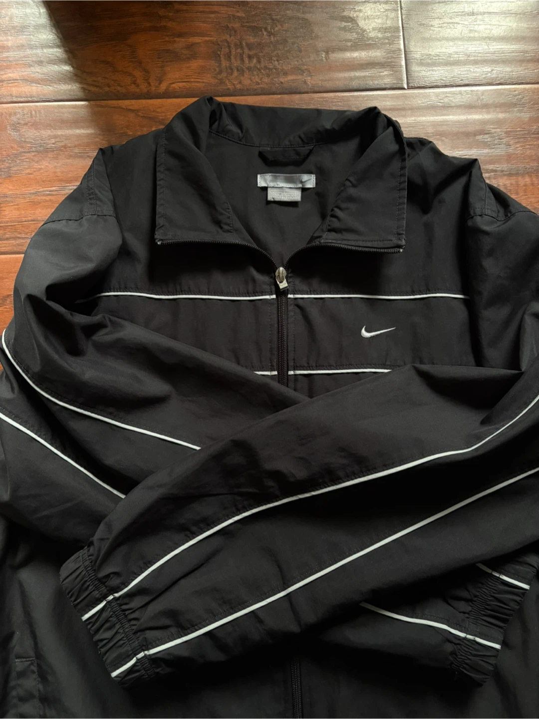 Vintage Nike y2k mini swoosh windbreaker track top L - photo 4