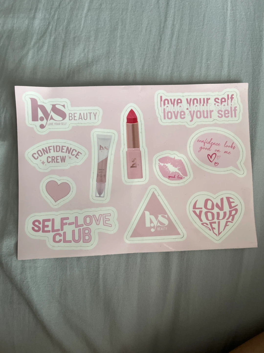 LYS Beauty Sticker Sheet