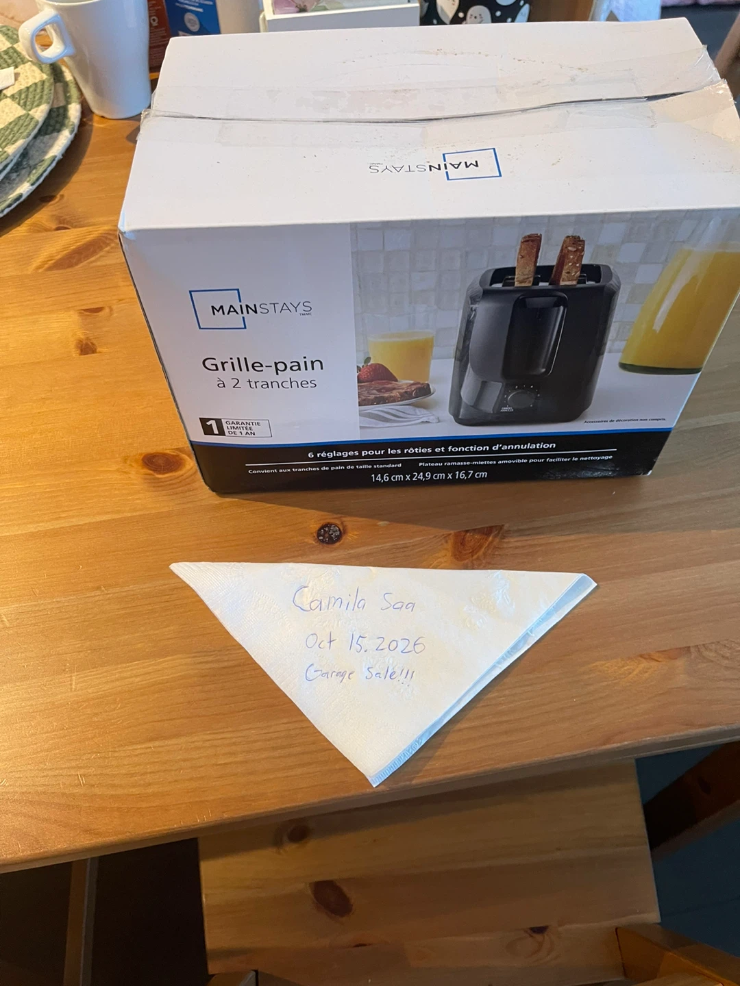 Mainstays 2-Slice Toaster