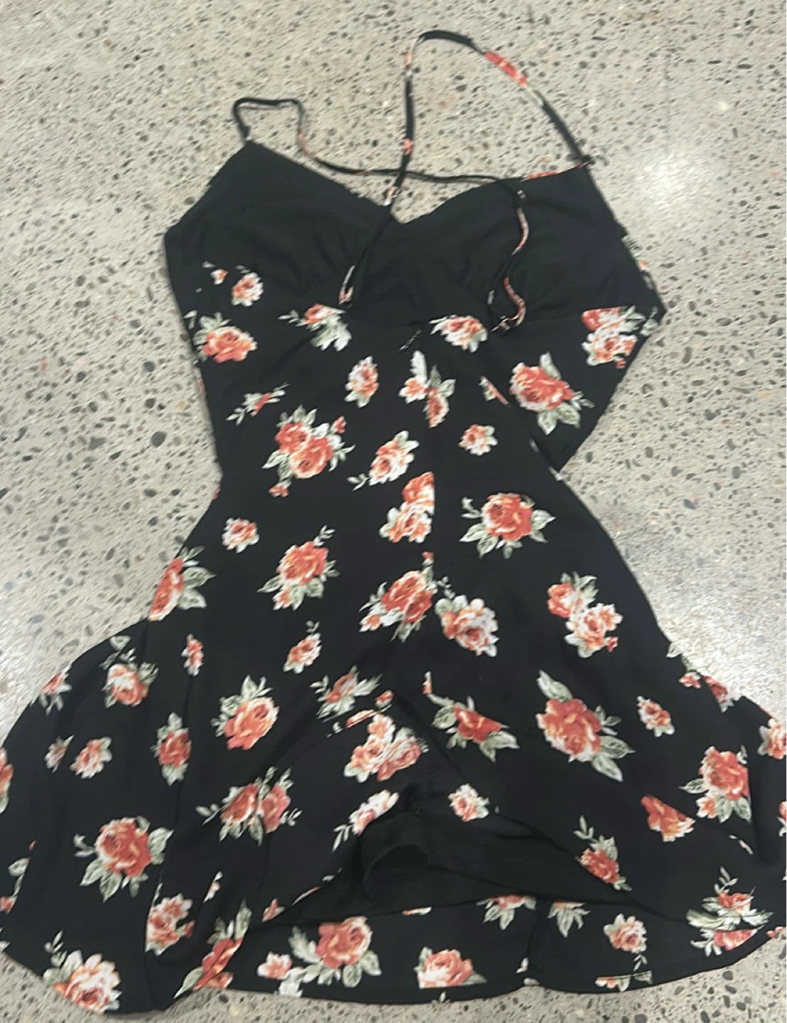 Black Floral Romper - photo 2