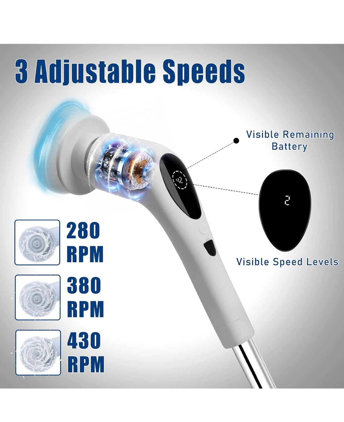 Brand new Electric Spin Scrubber-9 in 1 Cordless - photo 4