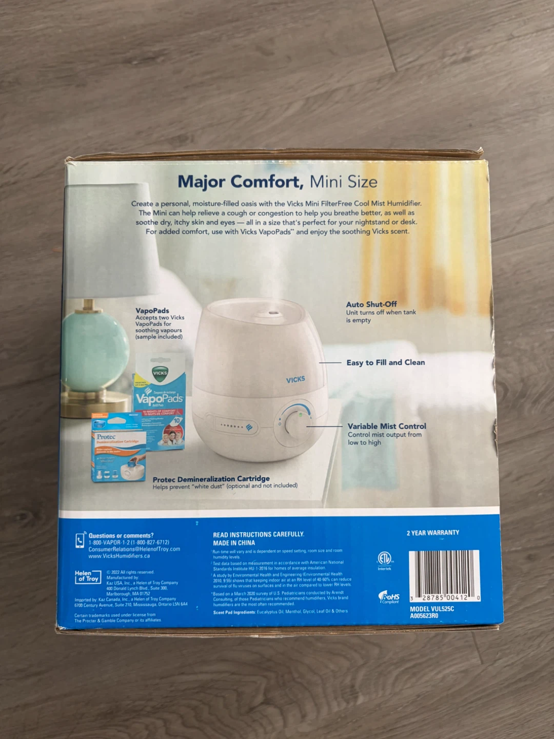 VICKS Mini FilterFree Cool Mist Humidifier - photo 2