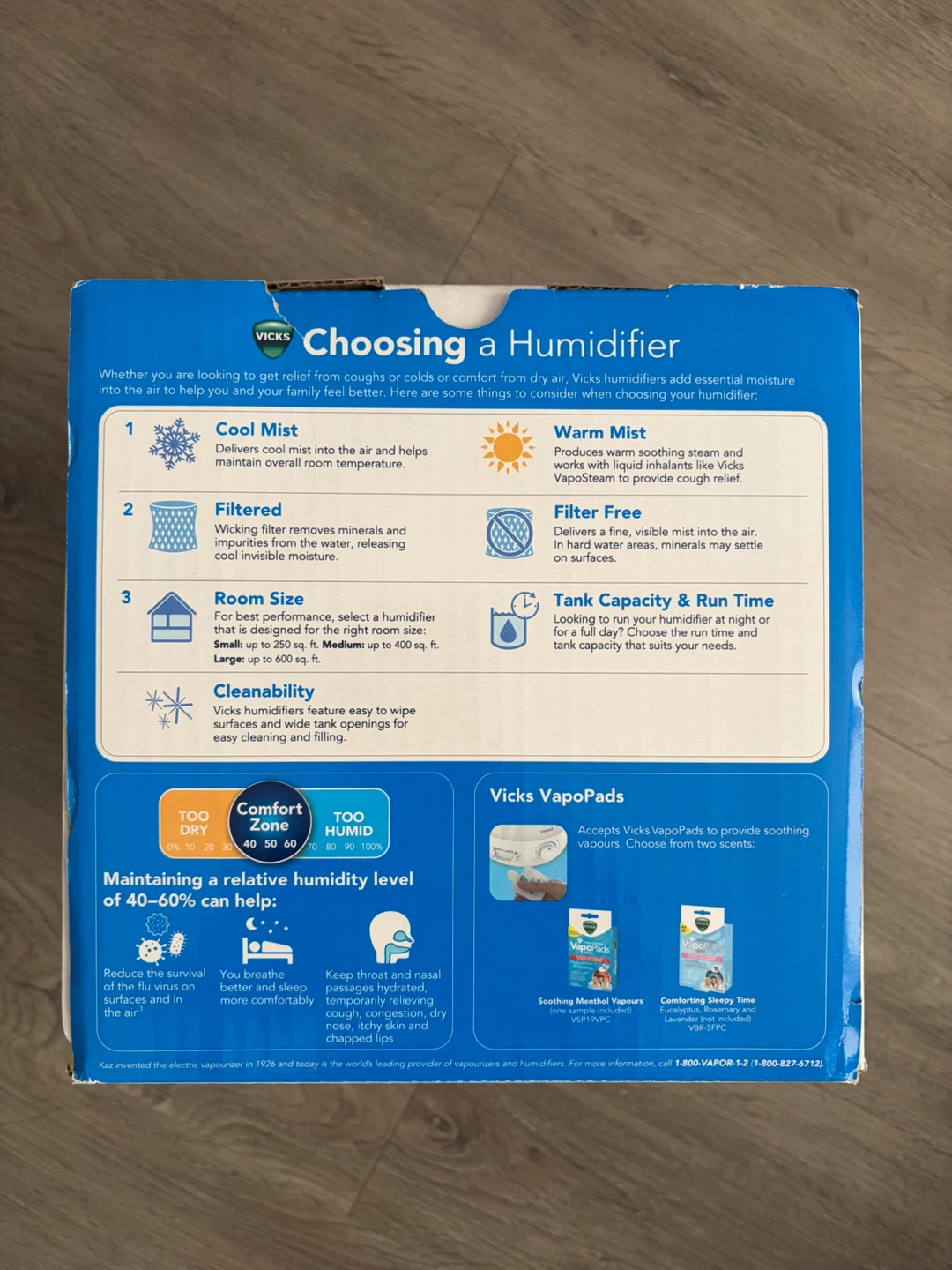 VICKS Mini FilterFree Cool Mist Humidifier - photo 3