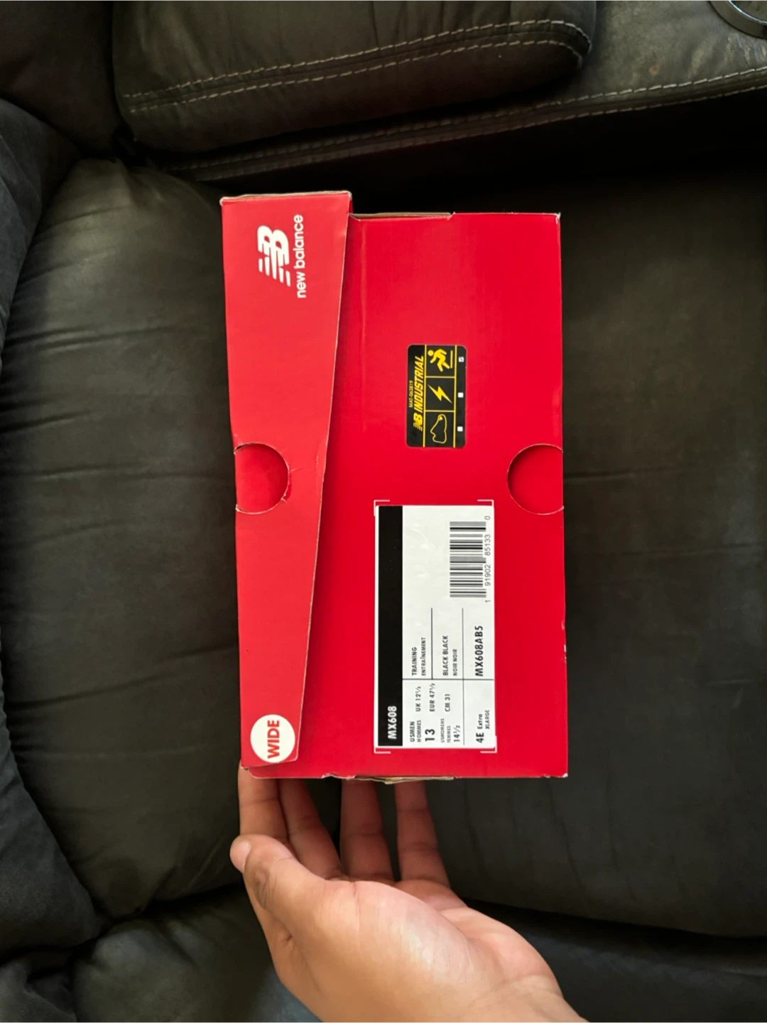 New Balance MX608 Industrial Shoes Black Size 13 4E - photo 4