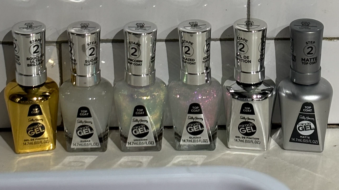 Sally Hansen Miracle Gel Top Coat Collection