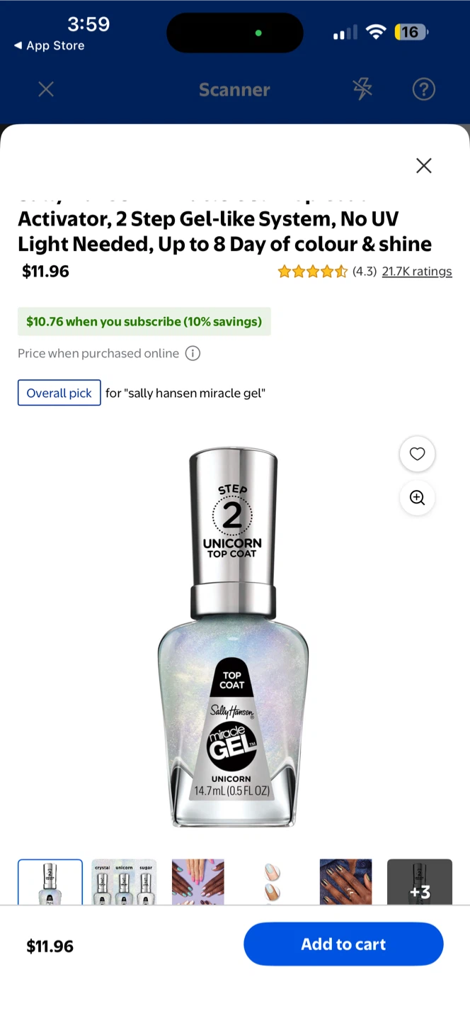 Sally Hansen Miracle Gel Top Coat Collection - photo 3