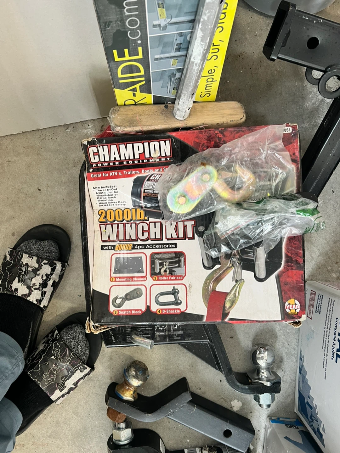 Free Champion 2000lb Winch Kit and more - photo 4