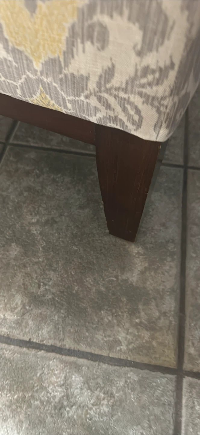 Storage Ottoman with Damask Pattern - photo 3