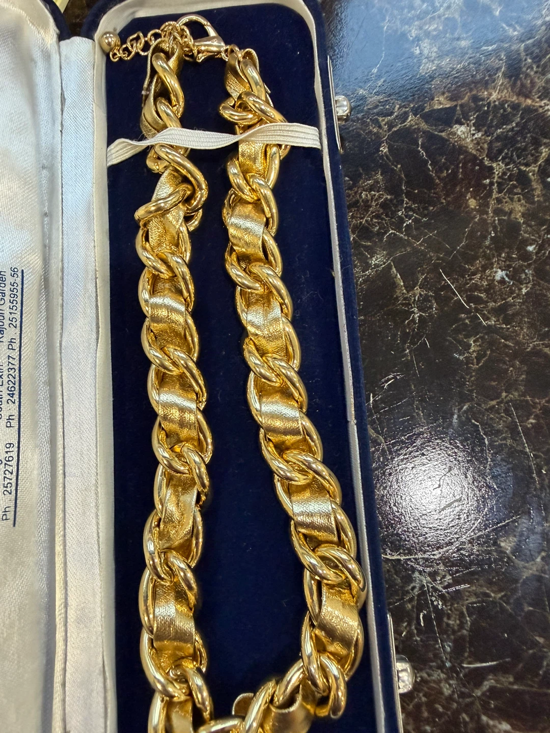 Gold-Tone Chain Link Necklace - photo 2