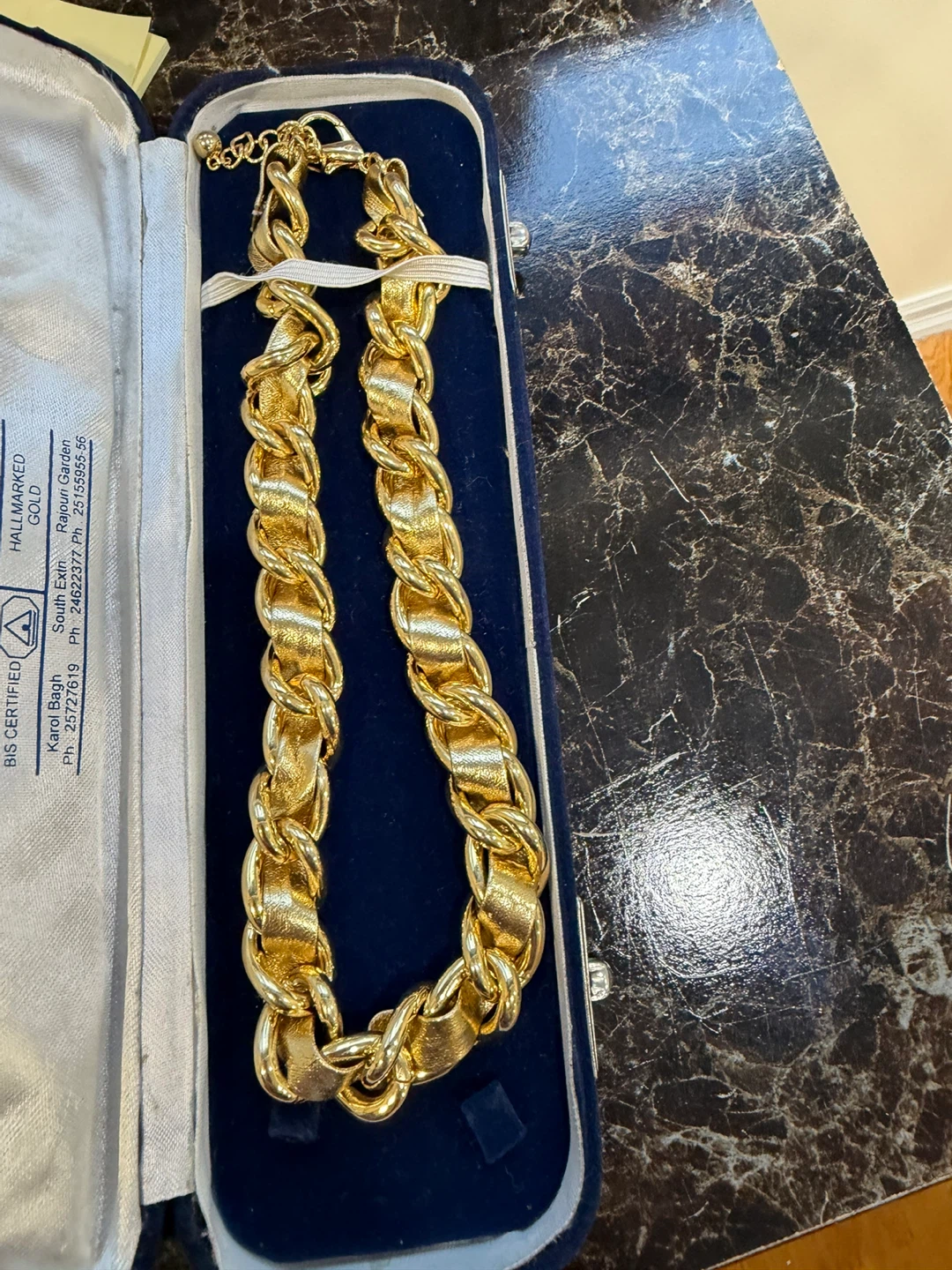 Gold-Tone Chain Link Necklace - photo 3