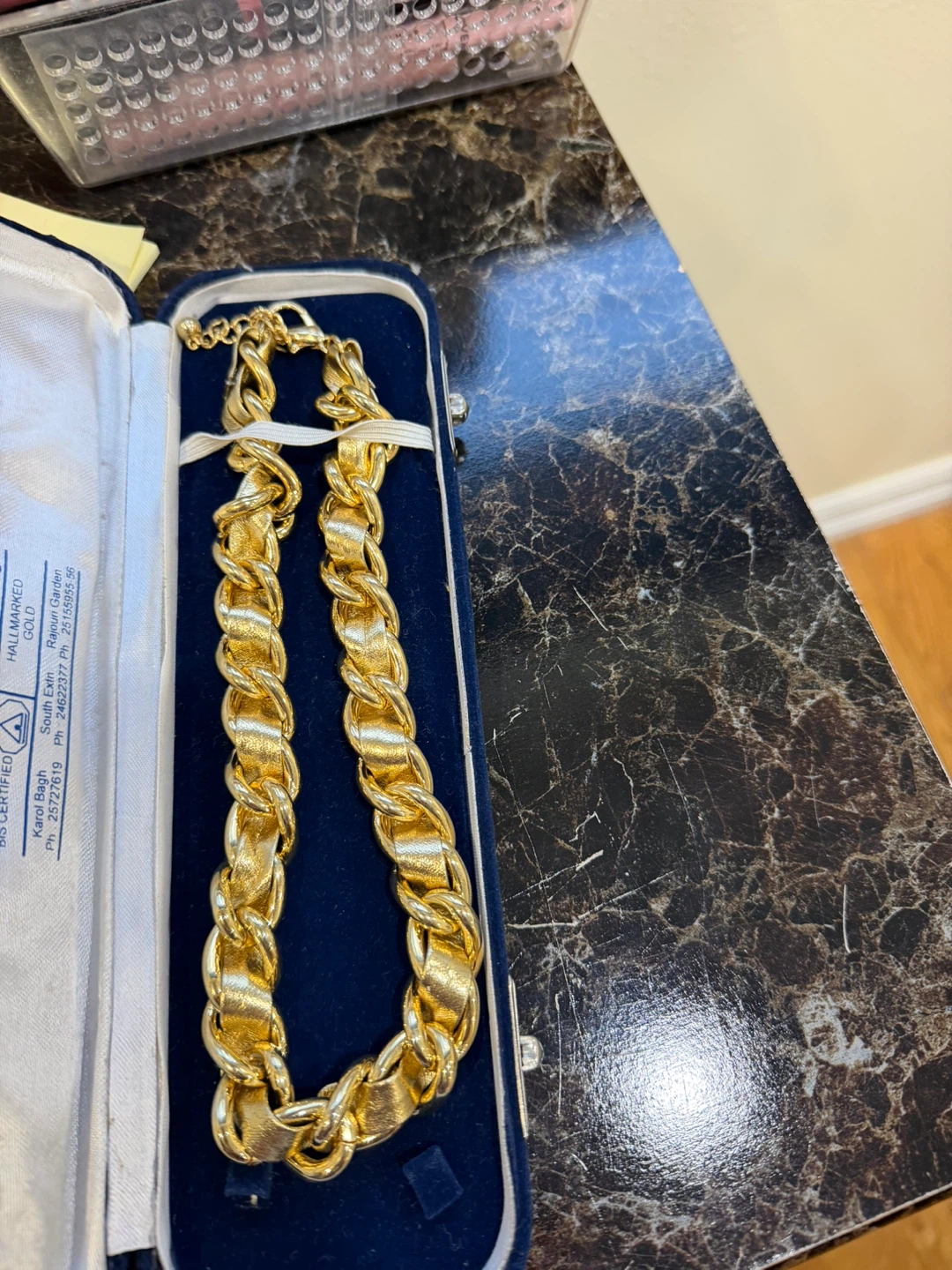 Gold-Tone Chain Link Necklace - photo 4