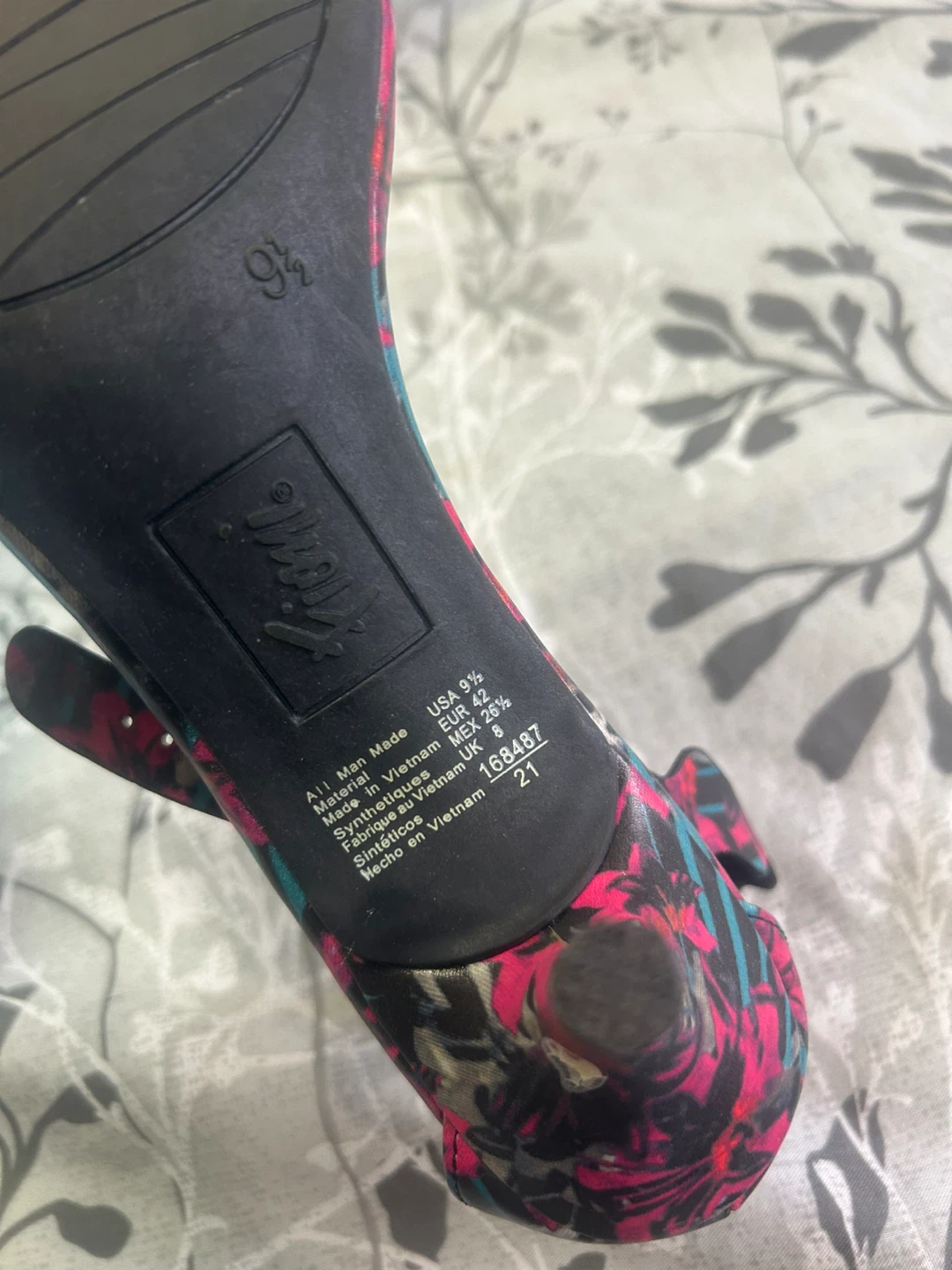 Fioni Floral Pattern Kitten Heels - photo 4