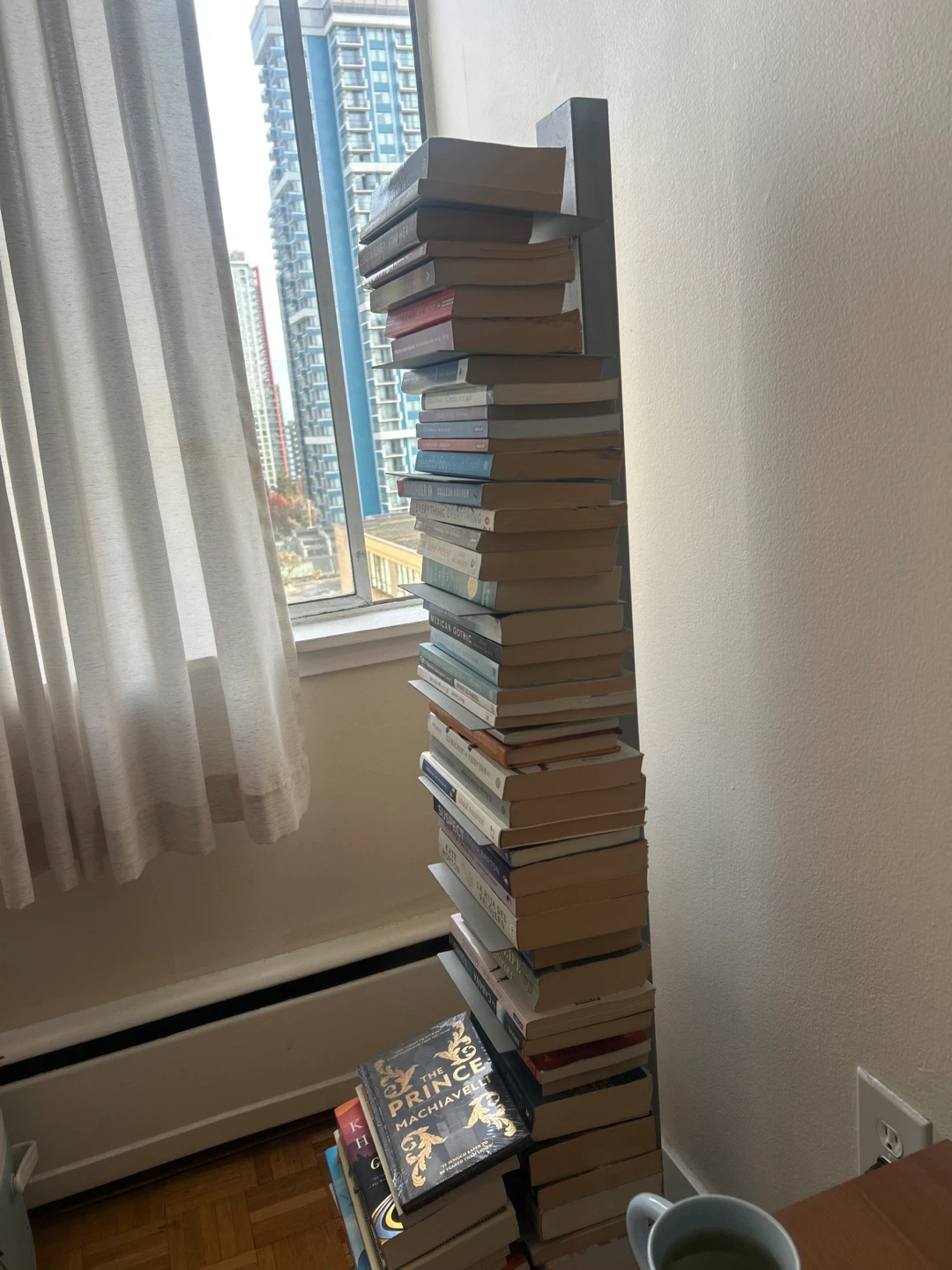 Modern Vertical Metal Bookshelf - photo 4