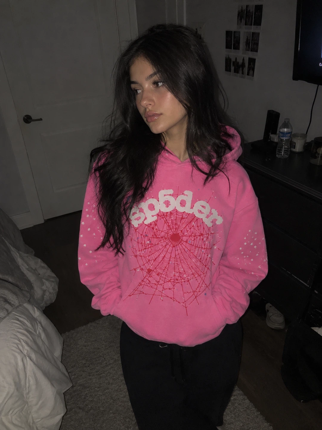 Pink Sp5der Hoodie