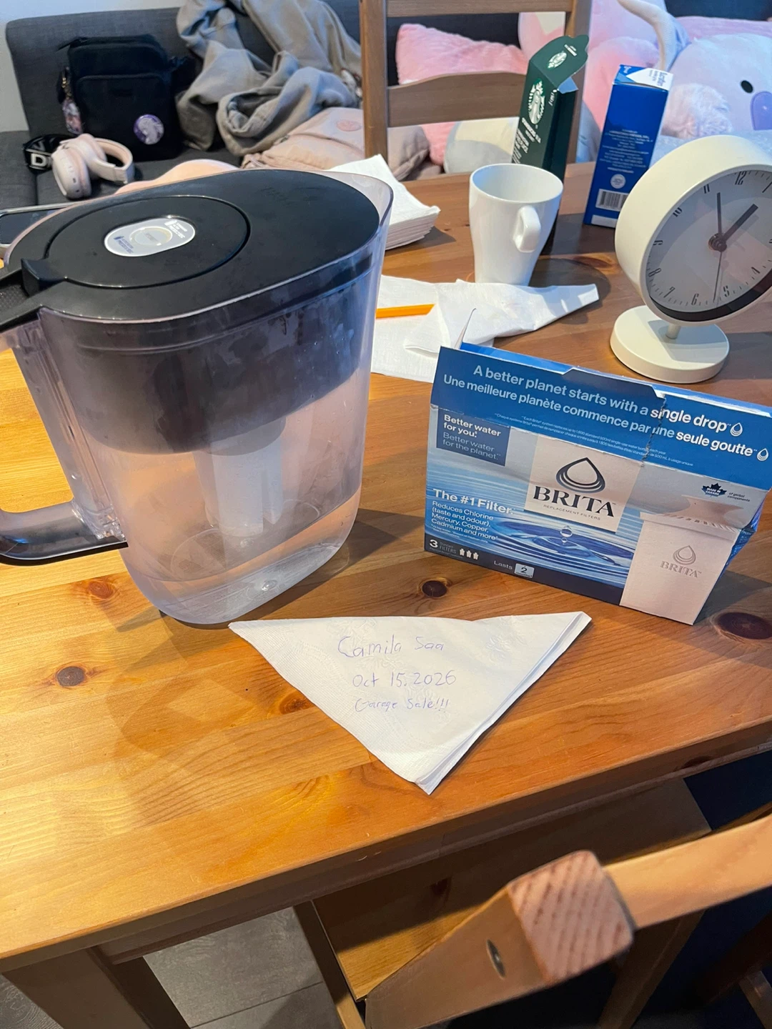 Brita Water Filter Pitcher with filters