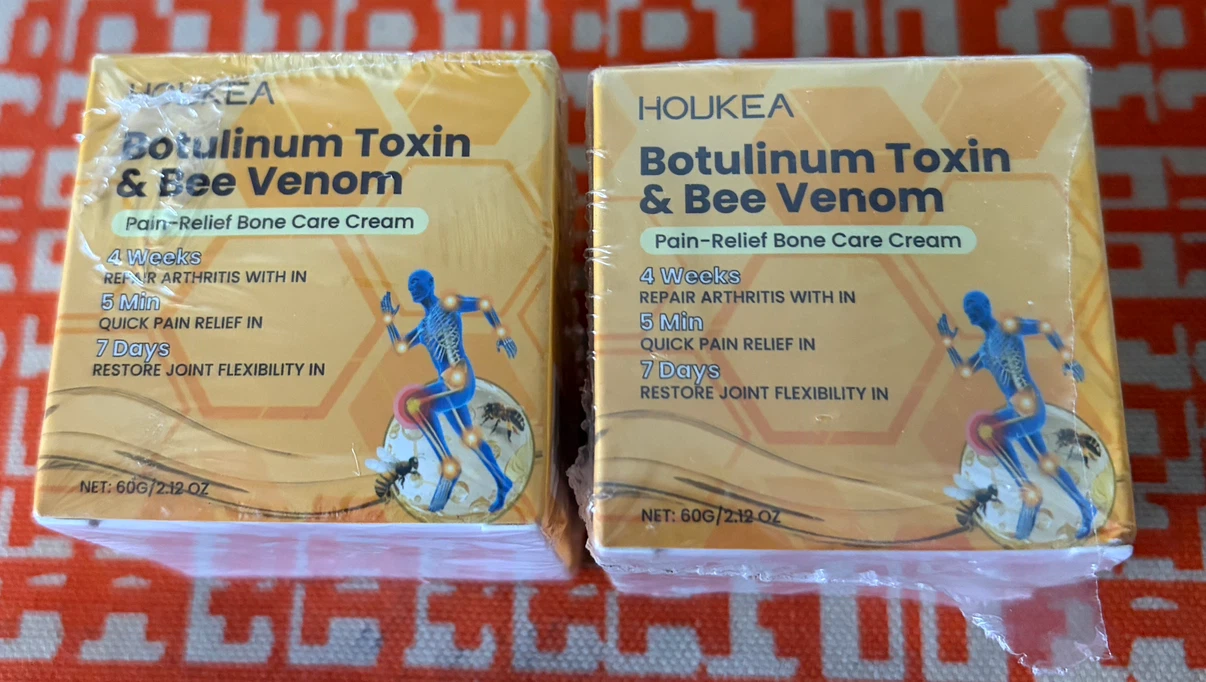 Two HOUKEA Botulinum Toxin & Bee Venom Bone Care Creams