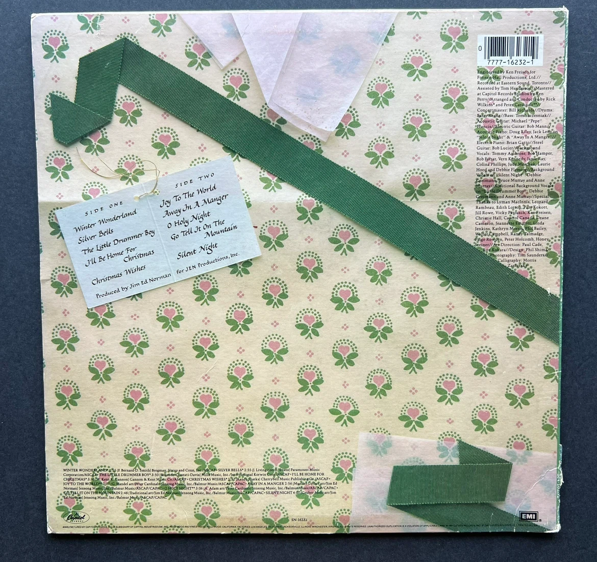 Anne Murray Christmas Wishes Vinyl Record - photo 3