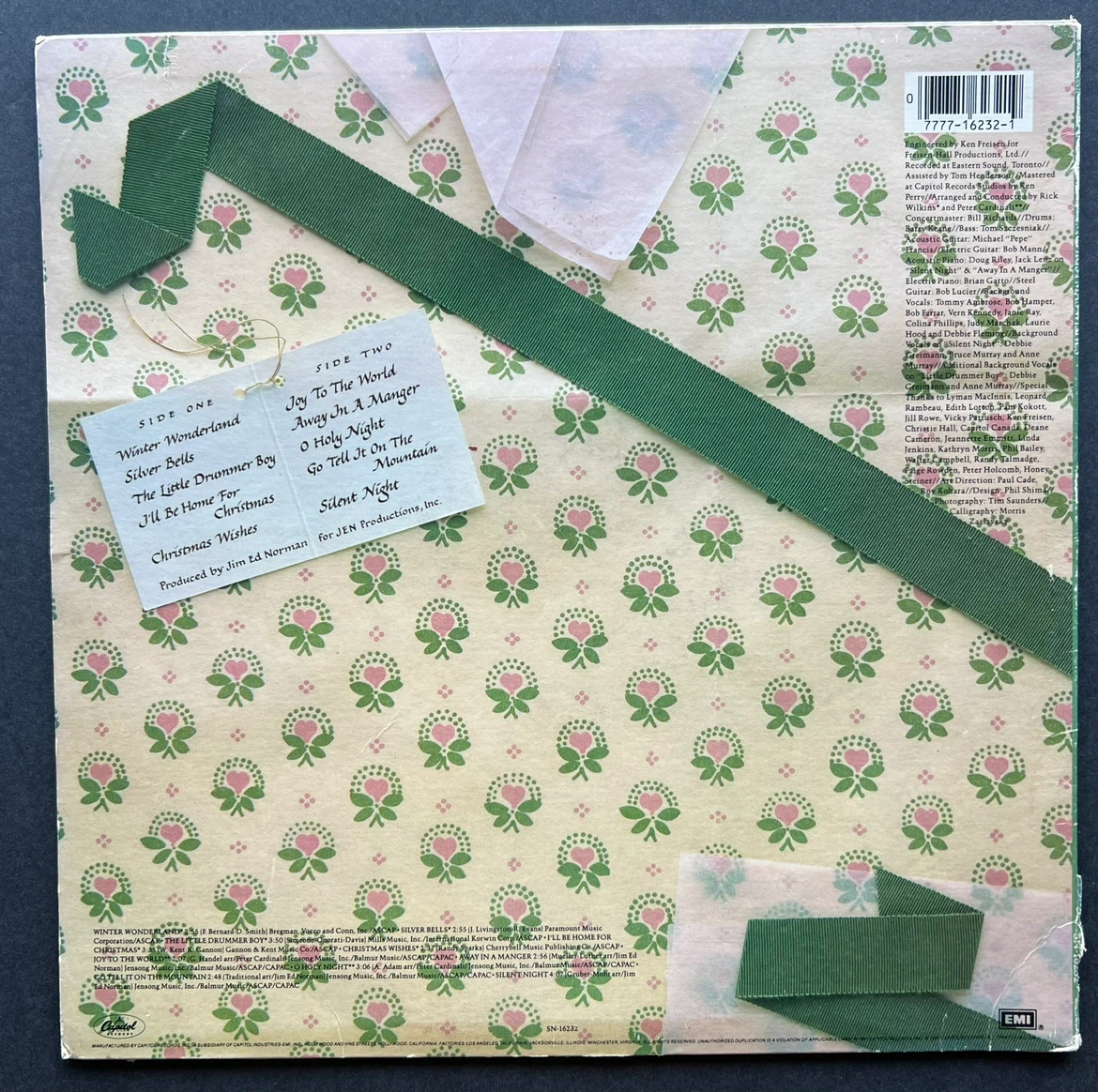 Anne Murray Christmas Wishes Vinyl Record - photo 4