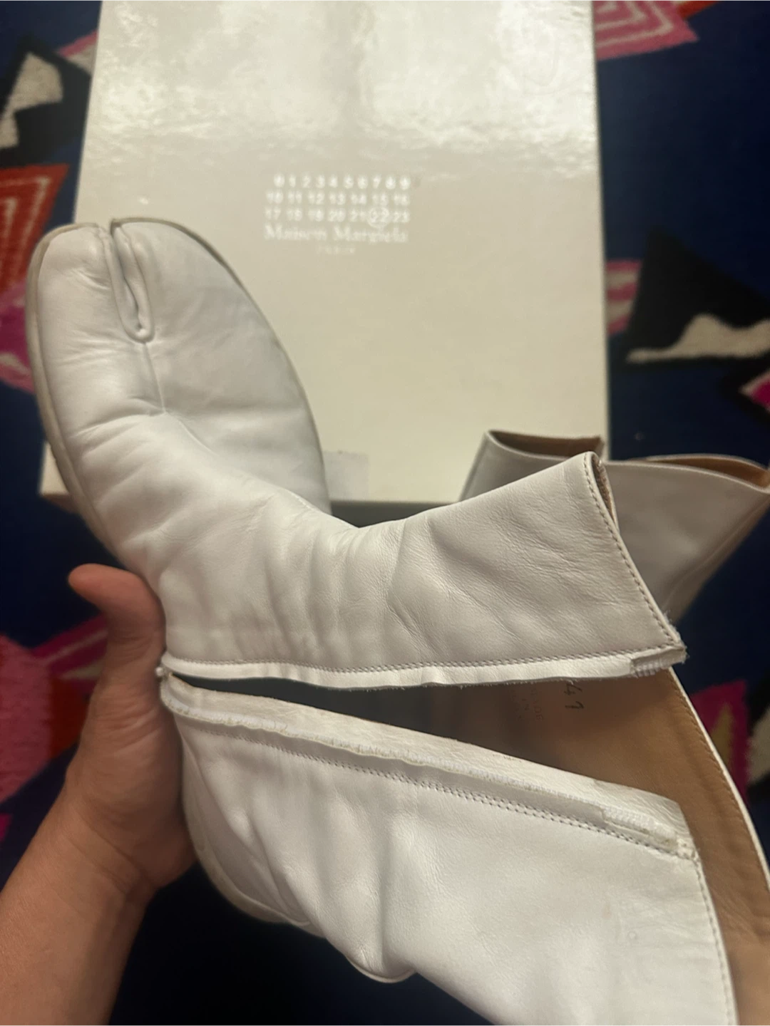 Maison Margiela Tabi Boots White Size 41