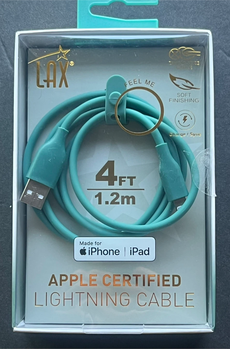 LAX Apple Certified Lightning Cable 4ft - photo 2