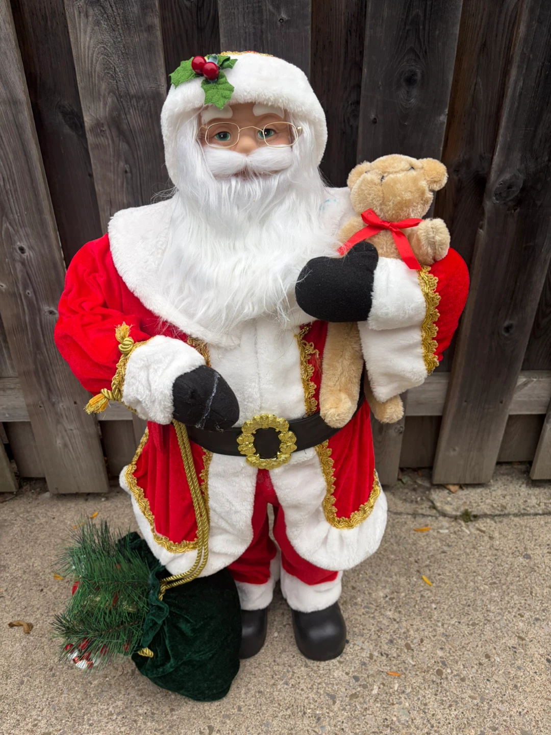 Large Standing Santa Claus Figure