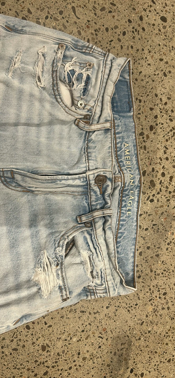 American Eagle Distressed Wide Leg Jeans - photo 3