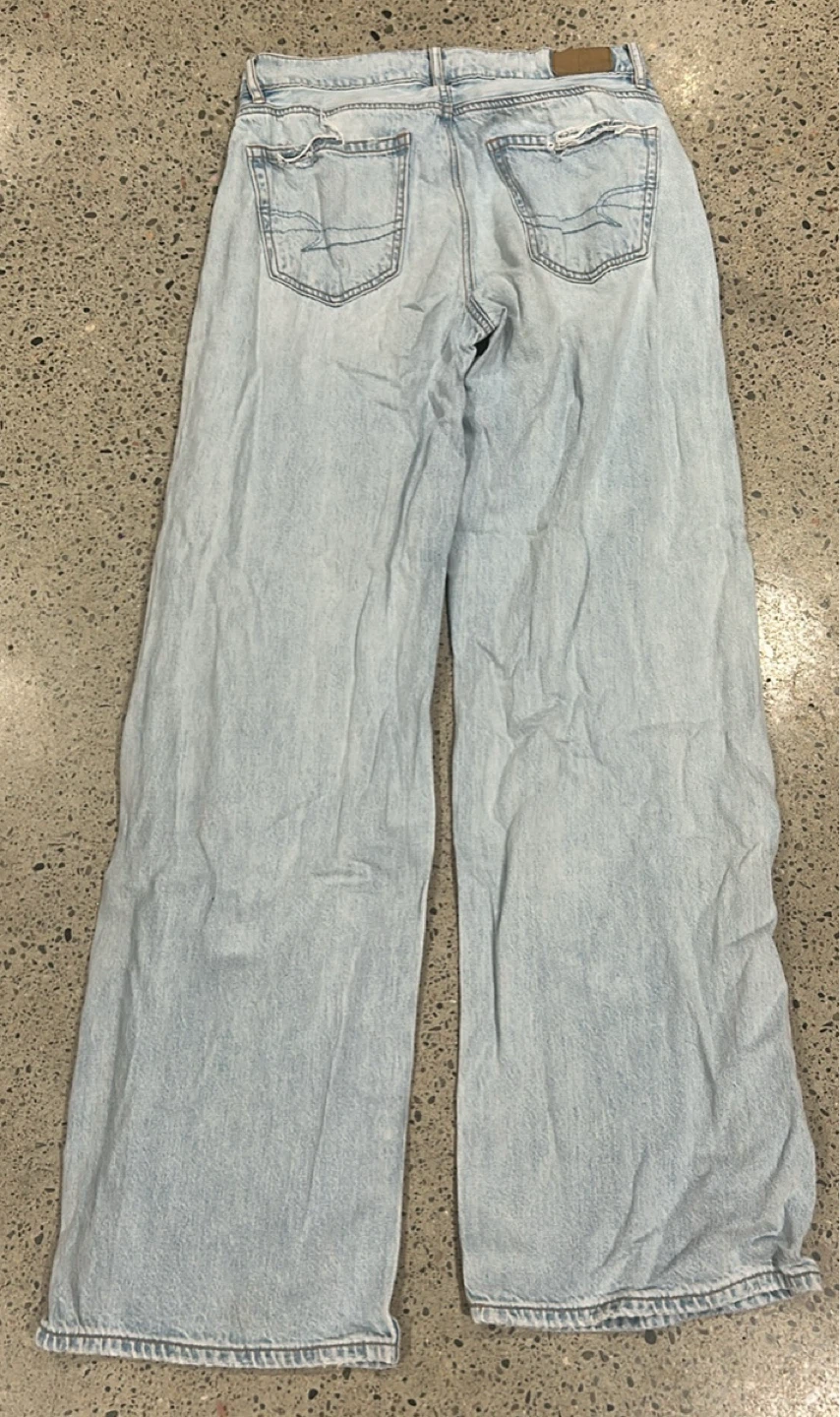 American Eagle Distressed Wide Leg Jeans - photo 2